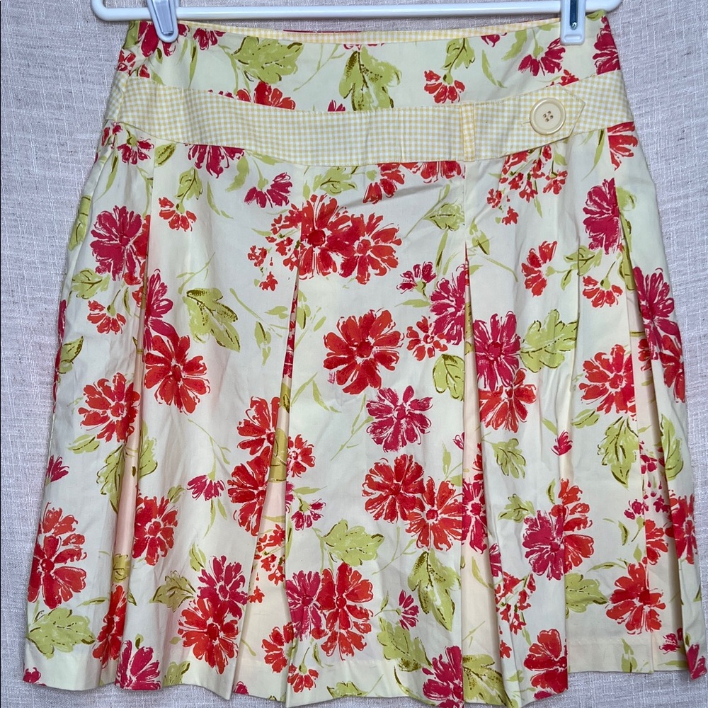 Envision Avenue Vintage Floral Pleated Skirt cottagegore homesteading tradwife